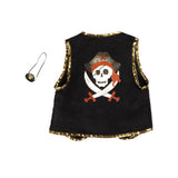 Pirate Vest & Eye Patch, Size 4-7