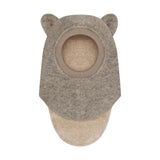 Huttelihut Balaclava Ears Wool Camel Melange