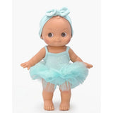 Minikane Mini Panchas Doll 27cm Ninon at Sports - Mint Blue Tutu