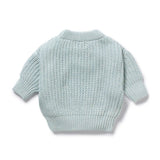 Wilson & Frenchy Cloud Blue Organic Knitted Jumper