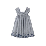 Rylee + Cru Lennon Dress Marine Gingham