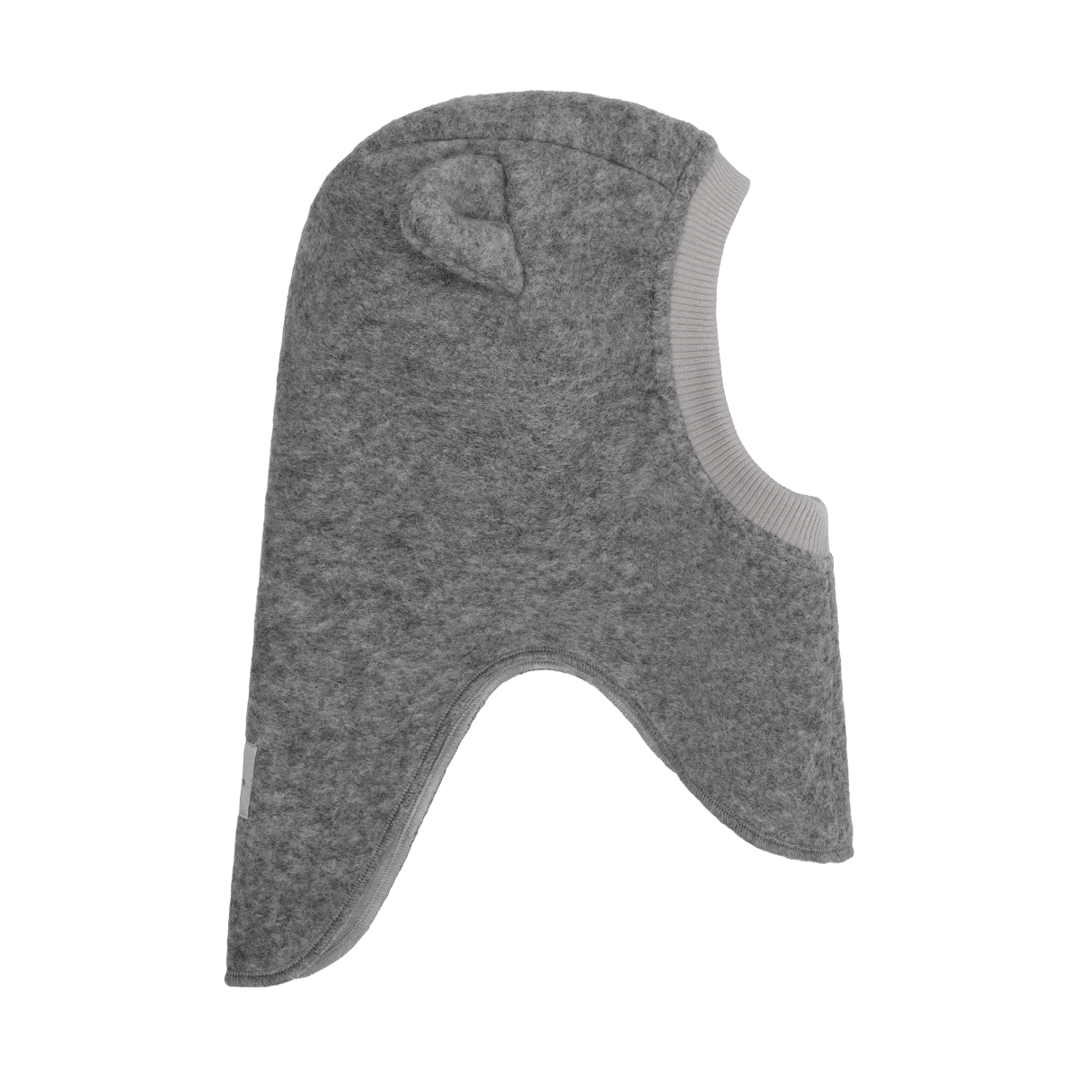 Huttelihut Balaclava Ears Wool Medium Grey Melange