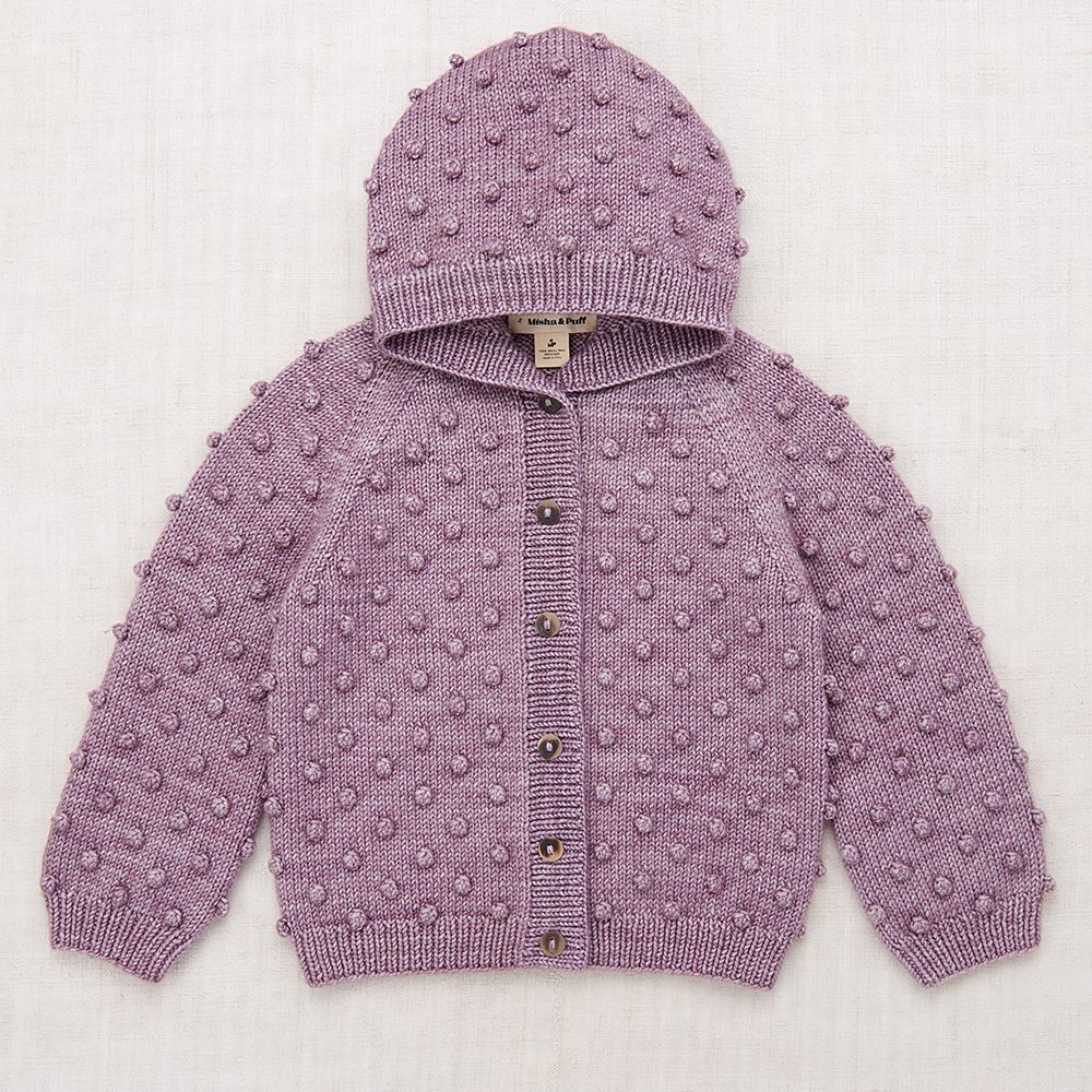 Misha & Puff Hooded Popcorn Cardigan P – Kol Kid