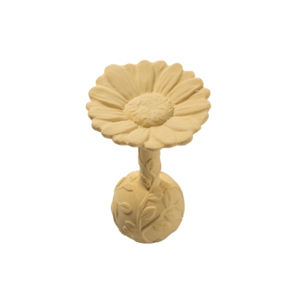 Natruba Teether Rattle -Yellow Daisy
