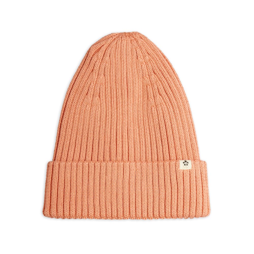 Mini Rodini Knitted Rib Fold up Hat