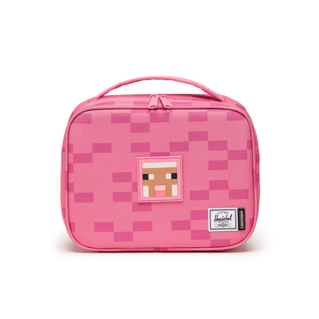 Minecraft Pop Quiz Lunch Box Little Herschel Pink Sheep