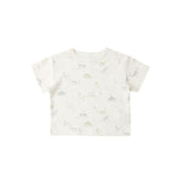 Quincy Mae Boxy Tee Dinosaur
