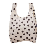 Baggu Standard Baggu - Cream and Black Polka Dot