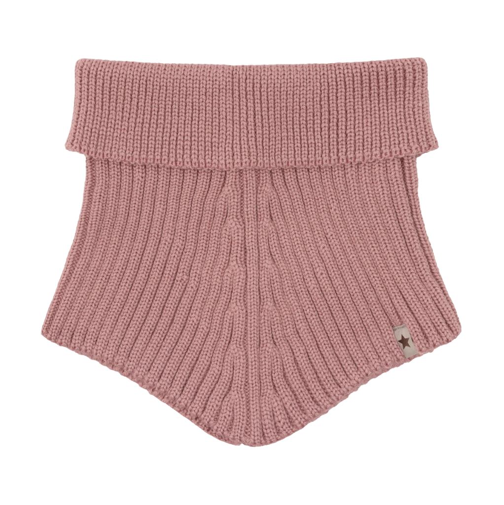 Huttelihut Neck Warmer Wool Knit Woodrose