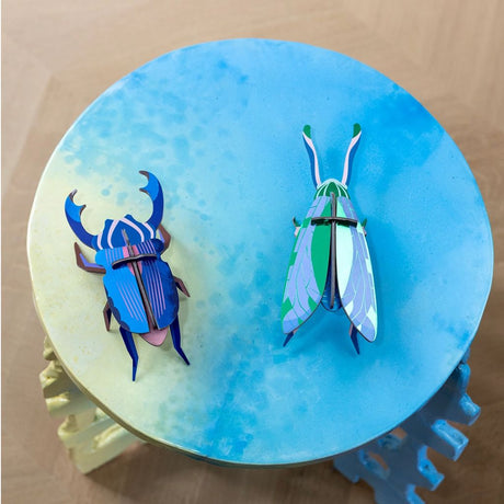 3D Wall Art - Radiant Beetle - Jade Grasshopper