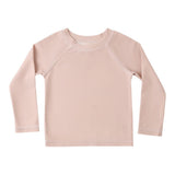 Quincy Mae Girls Rashguard Blush
