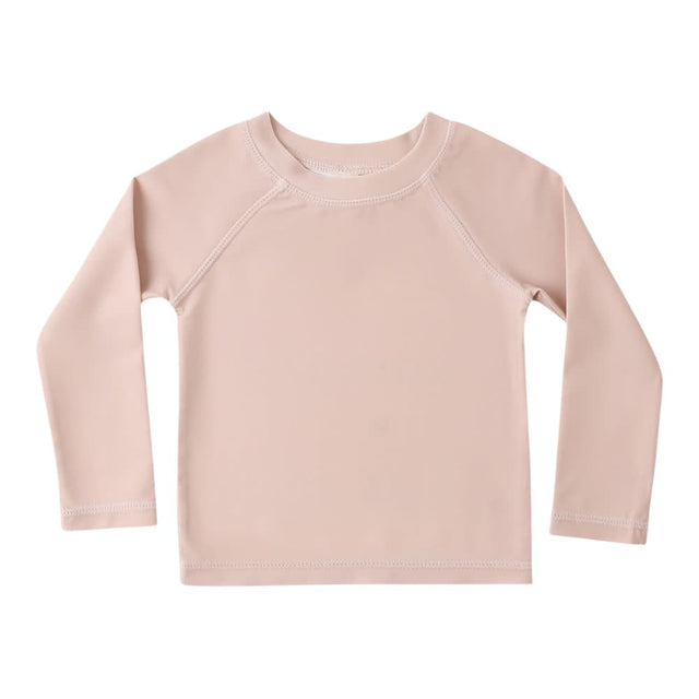 Quincy Mae Girls Rashguard Blush