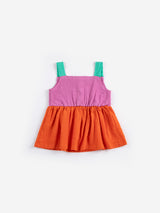 Bobo Choses Baby Pixel Daisy Color Block Woven Dress
