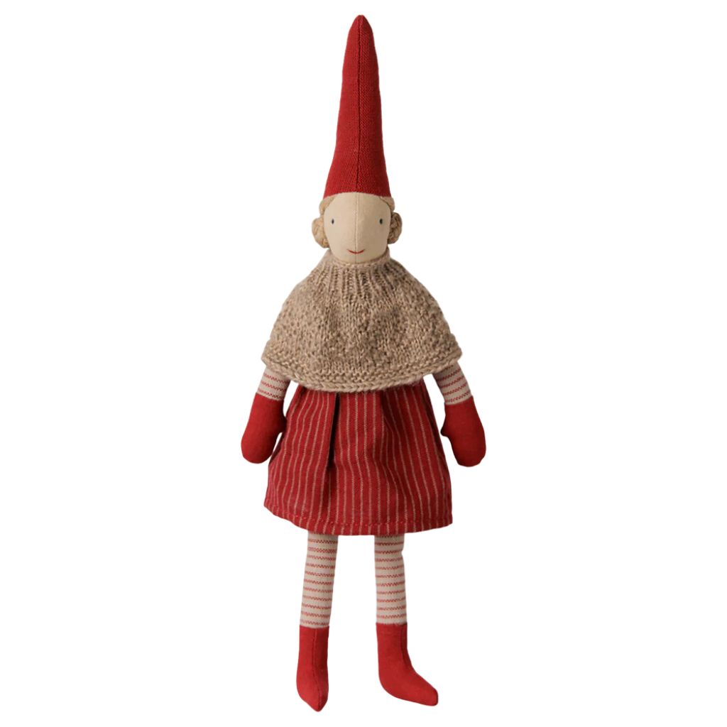 Maileg Pixy, Size 2 - Girl - Knitted cape and skirt