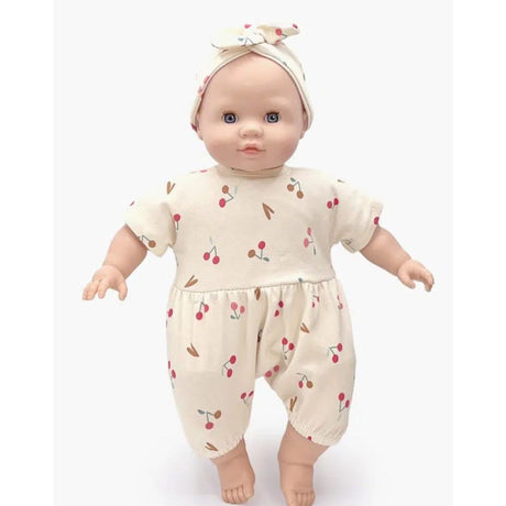 Minikane Clothing for Cuties 36cm- Cherry Noa Jersey Romper and headband
