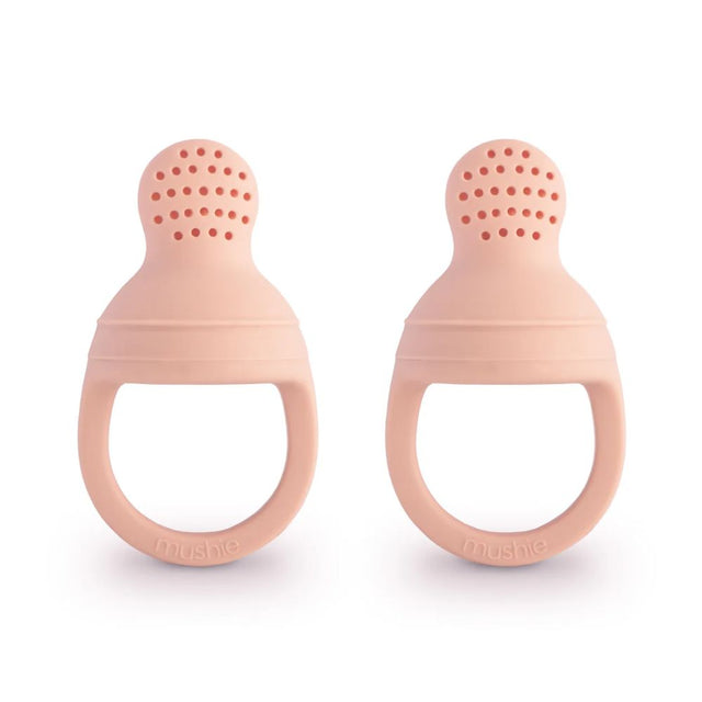 Mushie Silicone Fresh Food Feeder 2 Pack - Blush
