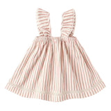 Quincy Mae Ruffle Tank Dress Vintage Stripe