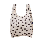 BAGGU Standard - Cream and Black Polka Dot