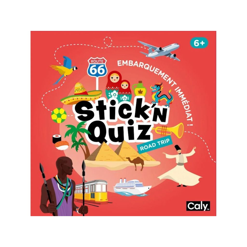 Stick N Quiz road trip globe game 16.5in