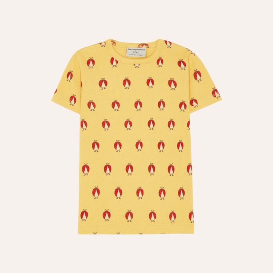 The Campamento Ladybug Allover Yellow Tshirt