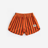 Bobo Choses Striped Brick terry cloth shorts