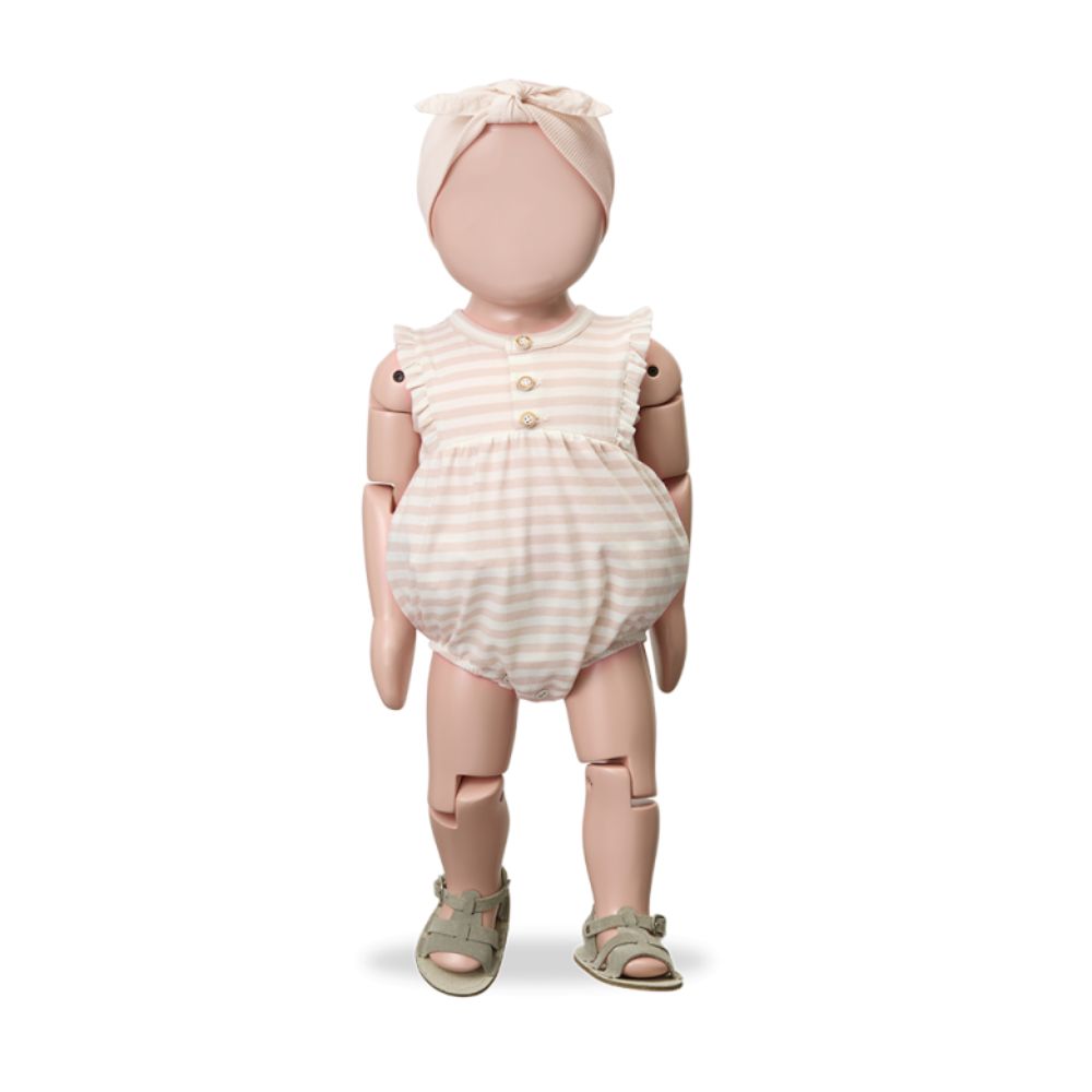 1 + in the Family Newborn CINNIA Striped Romper