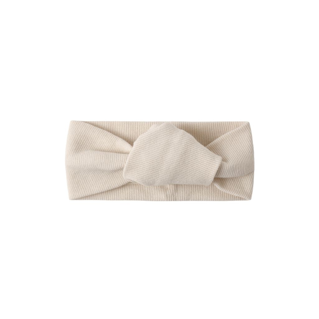 Quincy Mae Knotted Headband Ecru