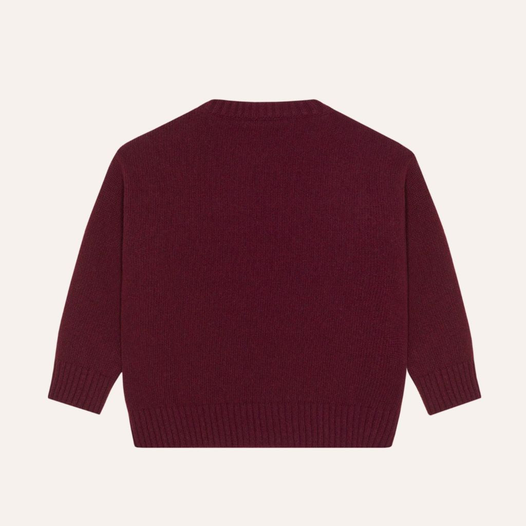The Campamento Flowers Burgundy Jumper