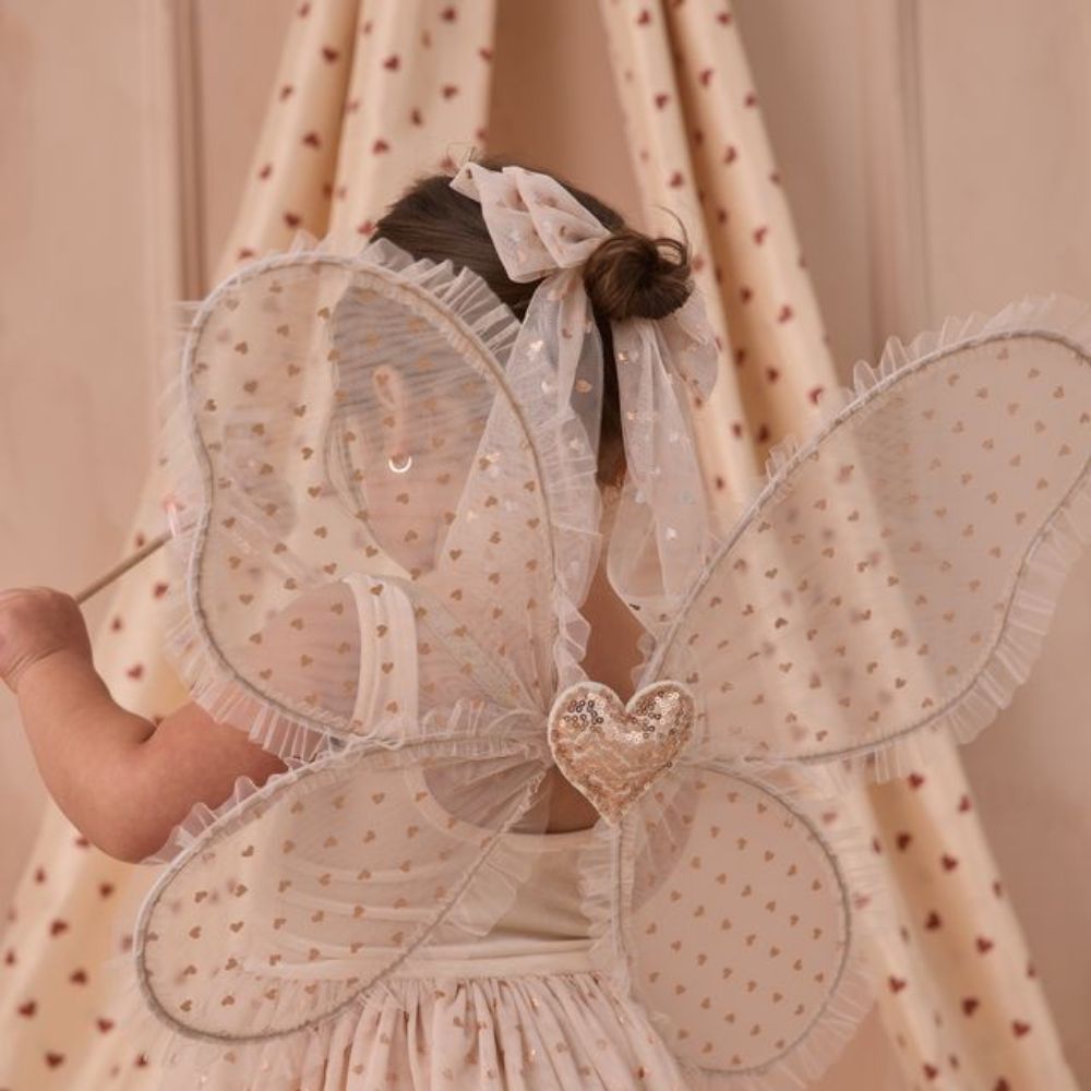 Noralee Alice Bow - Rose Gold Hearts