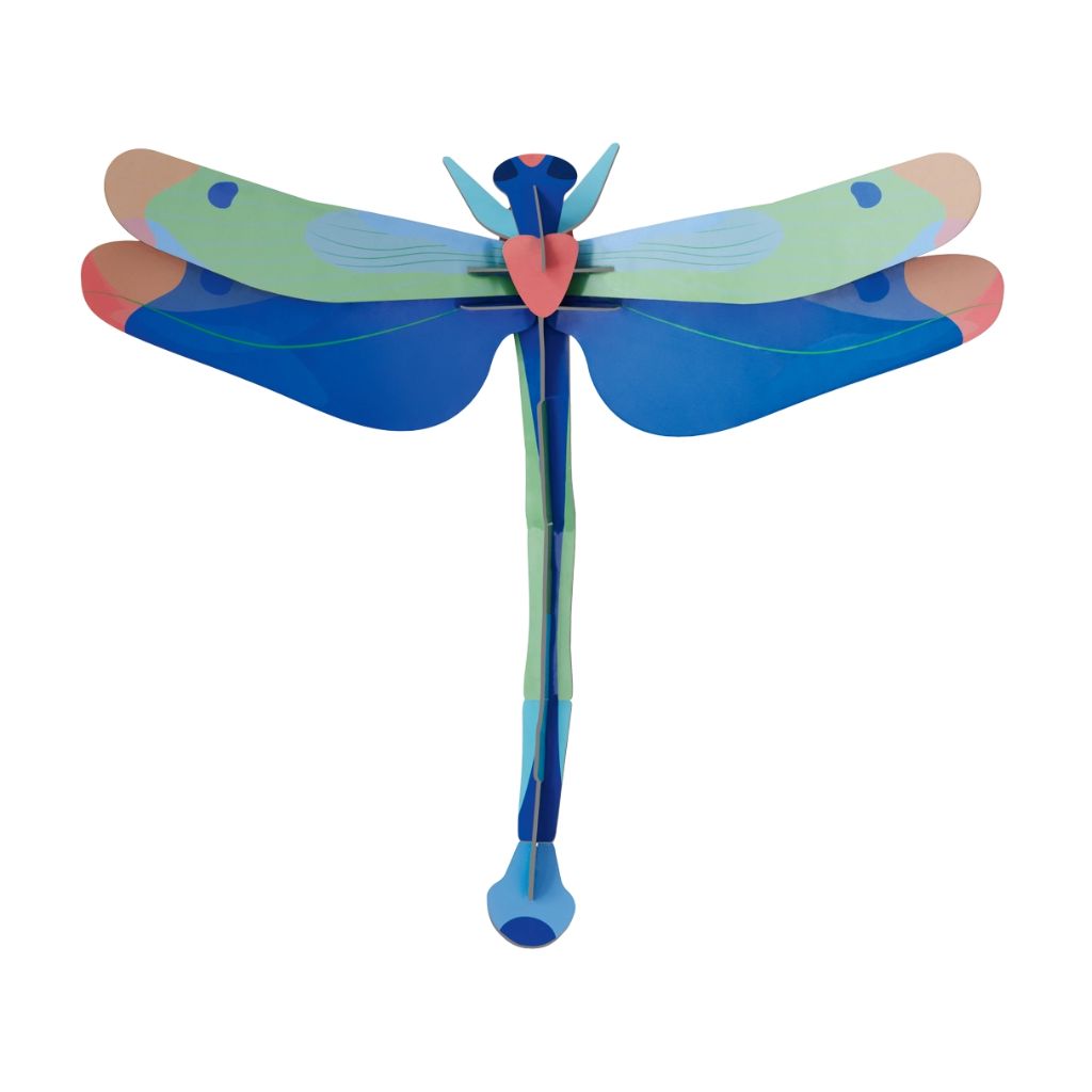 3D Wall Art - Blue Dragonfly