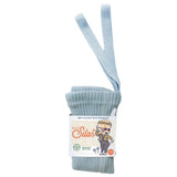 Silly Silas Hippy Footless Cotton Tights Misty Blue