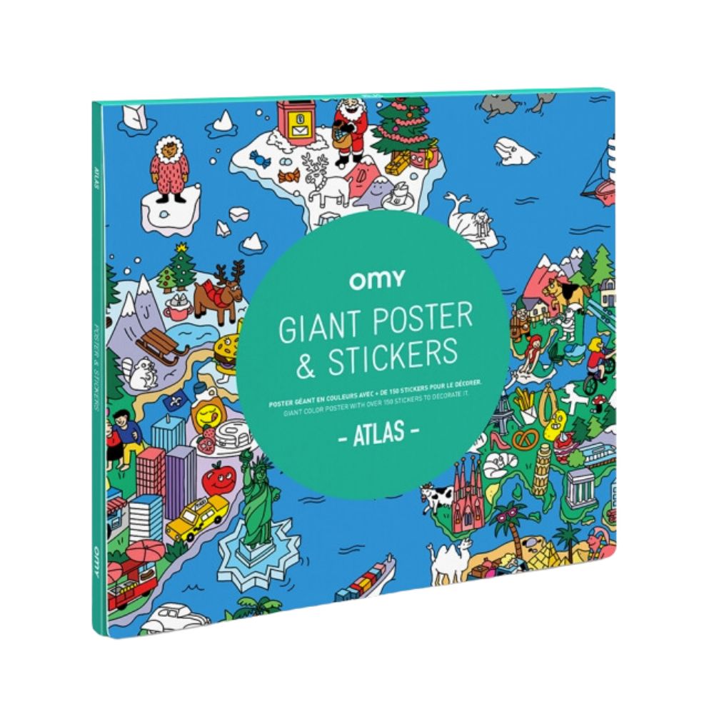 Omy Sticker Poster- Atlas