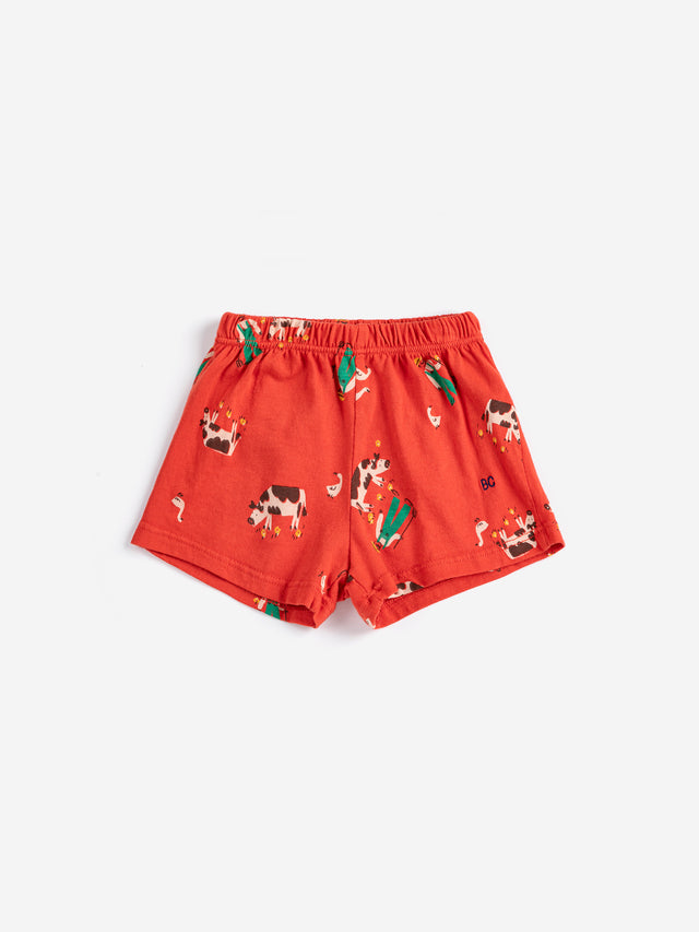 Bobo Choses Baby Farm Adventure all over shorts