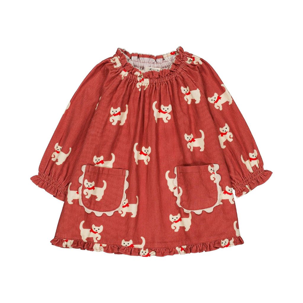 Hello Simone Alouette Baby Dress Kitty Rose