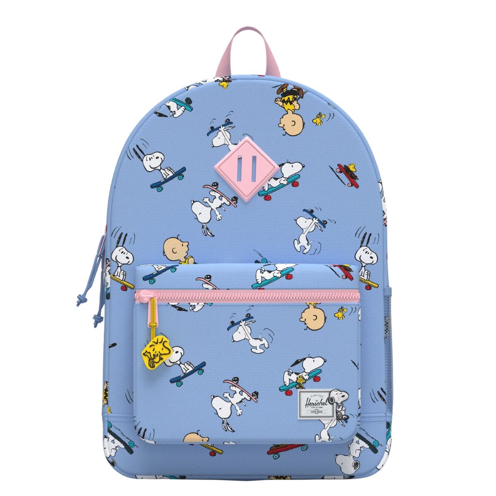 Peanuts® Herschel Heritage™ Youth Backpack Skateboarding Snoopy Open Air