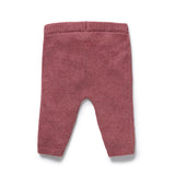 Wilson & Frenchy Rhubarb Organic Knitted Legging