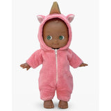 Minikane Mini Panchas Doll 27cm Prunelle at Home - Unicorn Jumpsuit