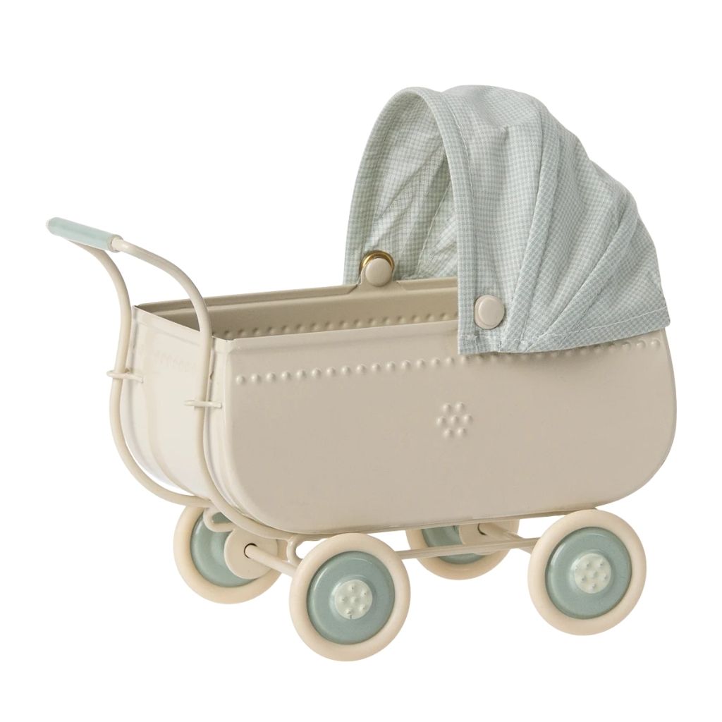 Maileg Pram Micro - Blue