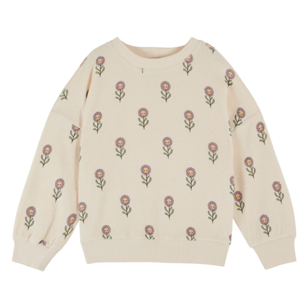 Emile & Ida Printed Terry Sweatshirt M