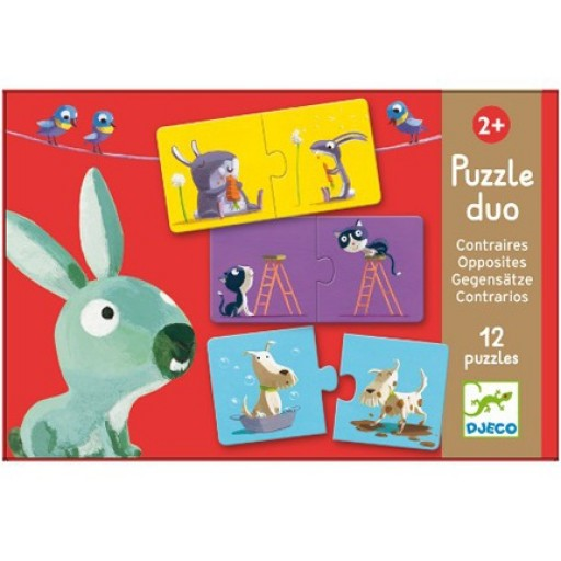 Djeco Puzzle Duo - Opposites