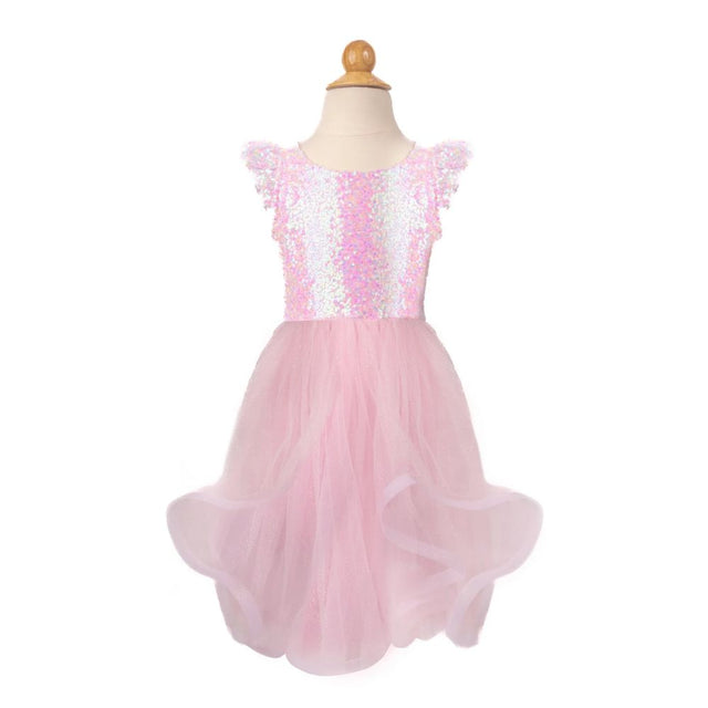 Sequins Twirl Dress, Pink Size 3-4