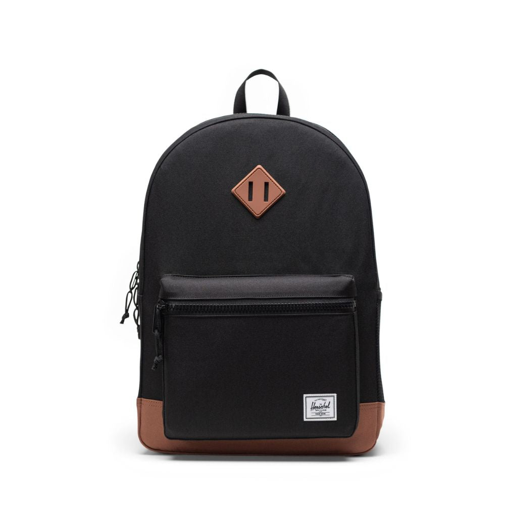 Herschel Heritage Youth Backpack - Black/Saddle Brown