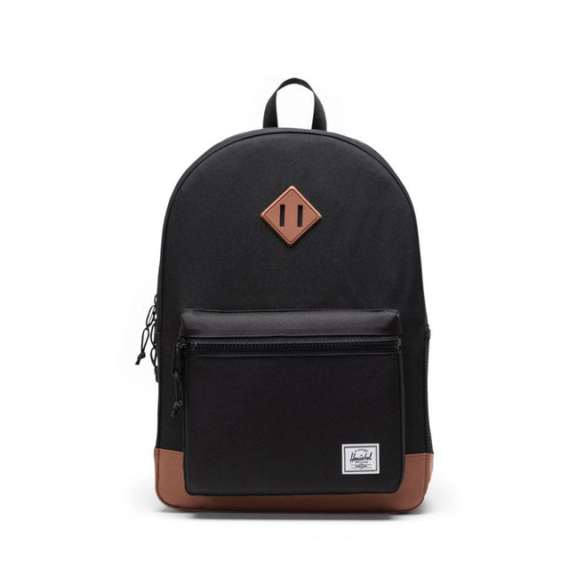 Herschel Heritage Youth Backpack - Black/Saddle Brown