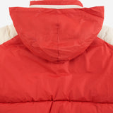 Bobo Choses Mush Monster anorak in red recycled polyamide, relaxed fit lightweight rain layer