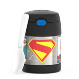 Thermos Funtainer Food Jar with Plastic Folding Spoon- Superman
