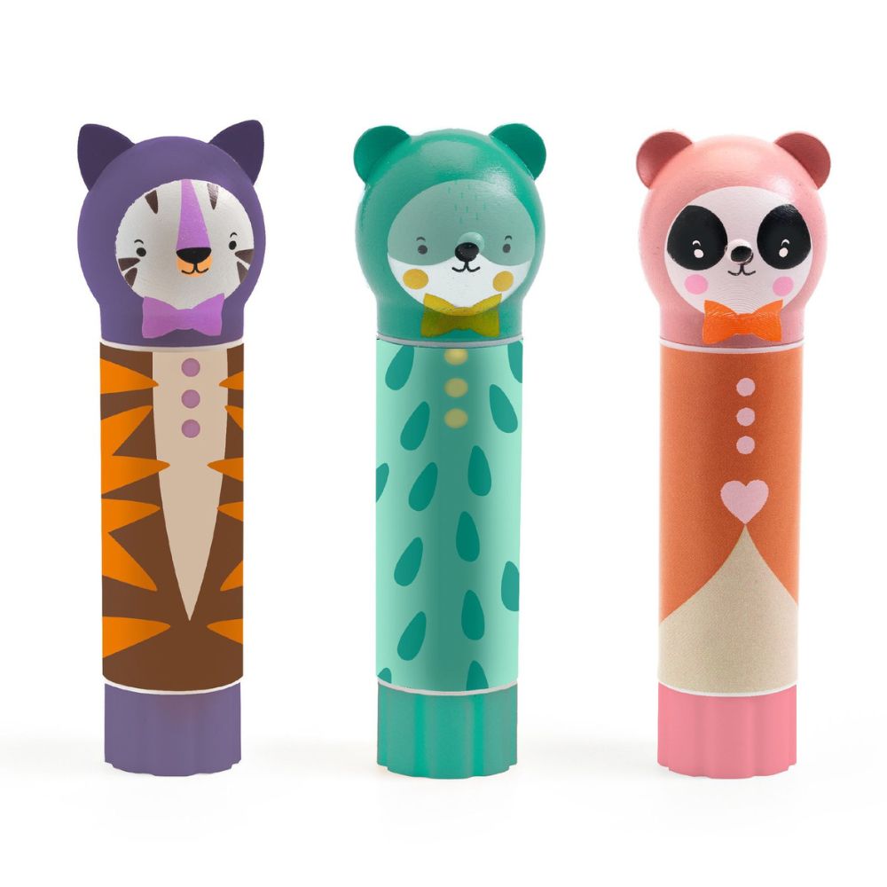 Djeco Glue Sticks - Animals