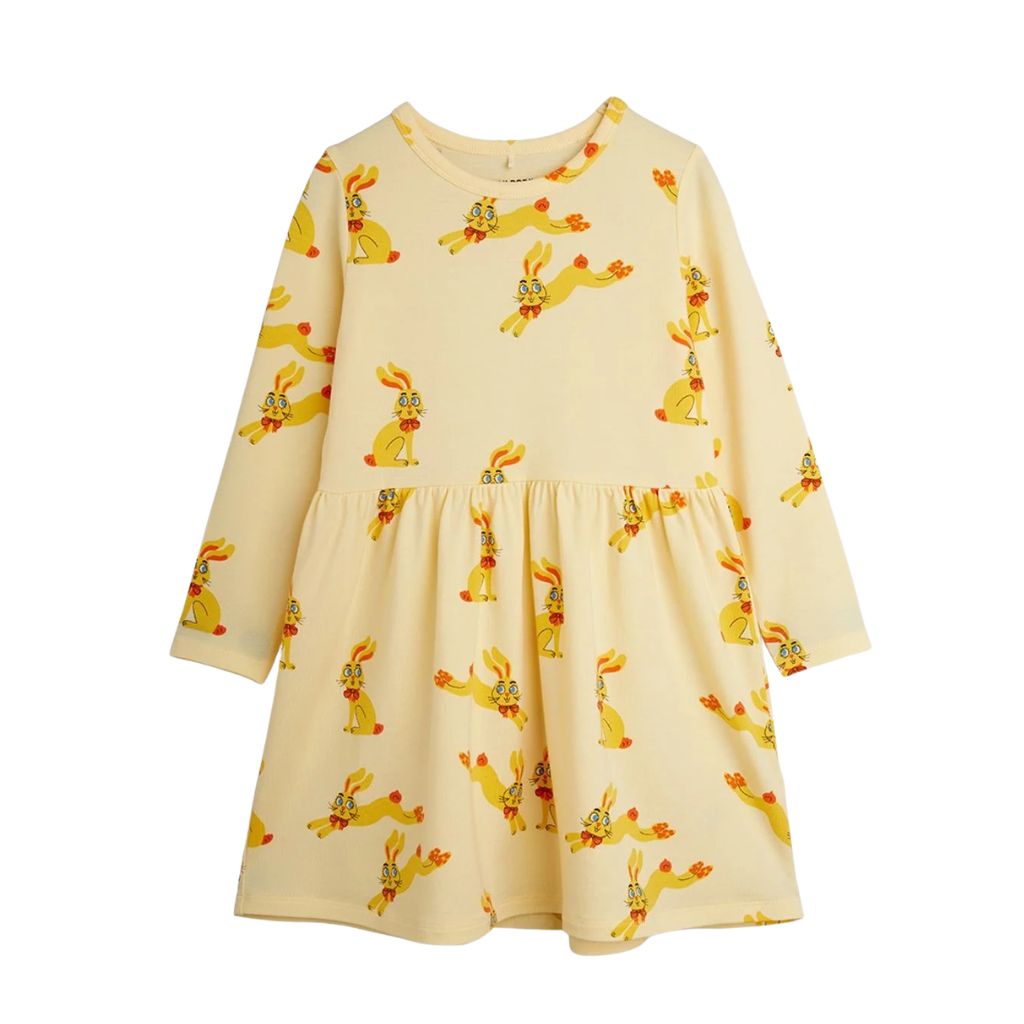Mini Rodini Rabbits Ls Dress
