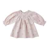 Quincy Mae V Smocked Dress Bows