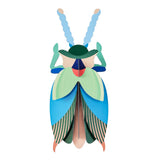 DIY 3D Wall Decoration - Emerald Beetle