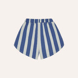 The Campamento Blue Stripes Washed Shorts